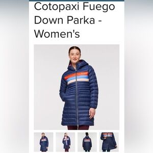 Cotopaxi Fuego Parka- Ink Stripes